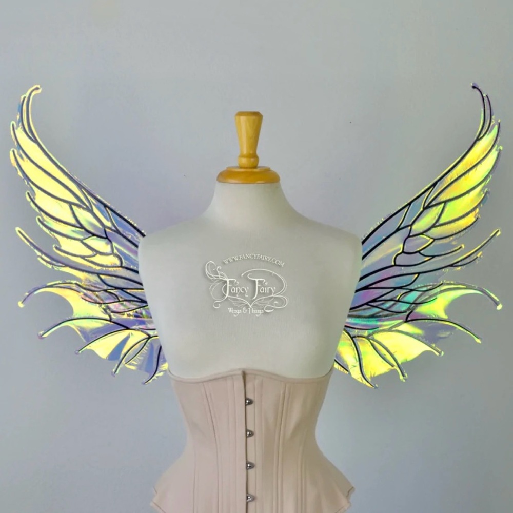 Fancy Fairy Wings & Things Aquatica Iridescent Convertible Fairy Wings